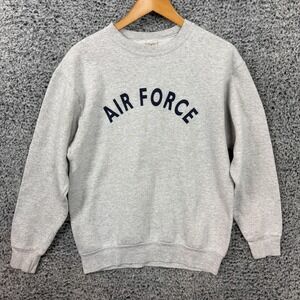 Air Force Sweatshirt Mens Small Gray Fleece Crewneck Campbellsville Apparel USA